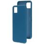 Mobiparts Samsung Galaxy A22 5G Siliconen Hoesje Backcover - Blueberry Blue