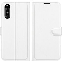 Mobigear Classic Sony Xperia 10 III Hoesje Bookcase Portemonnee - Wit