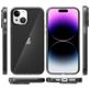 Mobigear Crystal iPhone 15 Hoesje Hardcase Backcover - Grijs