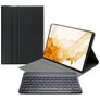 Mobilize Detachable Bluetooth Keyboard Samsung Galaxy Tab S7 Hoes QWERTY Bluetooth Toetsenbord Bookcase - Zwart