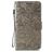 Mobigear Flowers Samsung Galaxy S10 Lite Hoesje Bookcase Portemonnee - Grijs