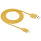 Haweel USB-A naar Micro USB Kabel 1 Meter - Geel