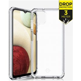 ITSkins SpectrumClear Doorzichtig Samsung Galaxy M12 Hoesje Flexibel TPU Backcover Shockproof - Transparant