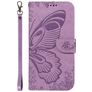 Mobigear Butterfly Samsung Galaxy S25 Plus Hoesje Bookcase Portemonnee - Paars
