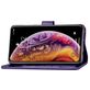 Mobigear Clover iPhone XR Hoesje Bookcase Portemonnee - Paars