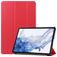 Mobigear Tri-Fold Samsung Galaxy Tab S9 Hoes Bookcase - Rood