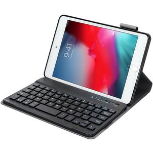 Mobiparts Bluetooth Keyboard iPad Mini 5 (2019) Hoes QWERTY Bluetooth Toetsenbord Bookcase - Zwart