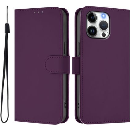 Mobigear Urban Wallet iPhone 16 Pro Max Hoesje Bookcase Portemonnee - Paars
