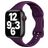 Mobigear Sport Slim Siliconen Apple Watch Bandje Druksluiting - 42/41/40/38 mm - Paars