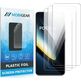 Mobigear POCO F6 Screenprotector Folie - Case Friendly (3-Pack)