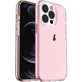 Mobigear Crystal iPhone 15 Pro Max Hoesje Hardcase Backcover - Roze