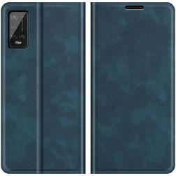 Mobigear Retro Slim Wiko Power U20 Hoesje Bookcase Portemonnee - Blauw