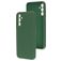 Mobiparts Samsung Galaxy A14 Siliconen Hoesje Backcover - Forest Green