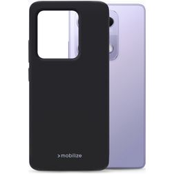 Mobilize Rubber Gelly Xiaomi Redmi Note 14S Hoesje Flexibel TPU Backcover - Zwart