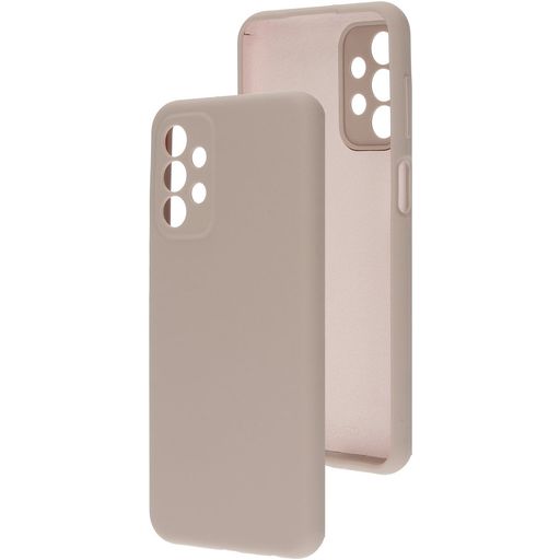 Mobiparts Samsung Galaxy A23 Siliconen Hoesje Backcover - Soft Salmon