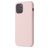 Mobigear Rubber Touch iPhone 12 Siliconen Hoesje Backcover - Sand Pink