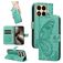 Mobigear Butterfly Xiaomi 15T Pro Hoesje Bookcase Portemonnee - Groen
