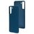 Mobiparts Samsung Galaxy S21 Plus Siliconen Hoesje Backcover - Blueberry Blue
