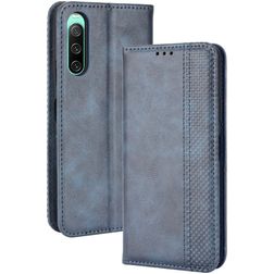 Mobigear Sensation Sony Xperia 10 IV Hoesje Bookcase Portemonnee - Blauw