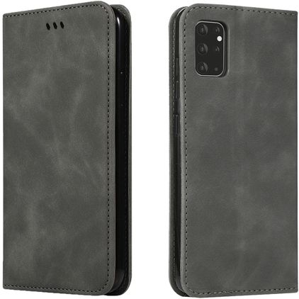 Mobigear Retro Slim Samsung Galaxy S20 Plus Hoesje Bookcase Portemonnee - Zwart