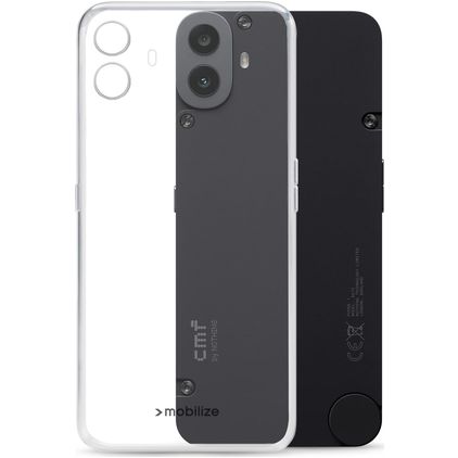 Mobilize Gelly Doorzichtig Nothing CMF Phone 1 Hoesje Flexibel TPU Backcover - Transparant