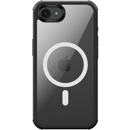 Valenta Full Cover iPhone 17e MagSafe Hoesje Gehard Glas Backcover Shockproof - Zwart