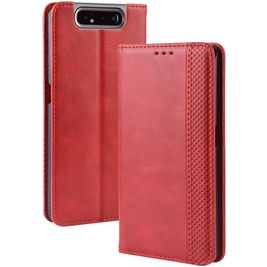 Mobigear Sensation Samsung Galaxy A80 Hoesje Bookcase Portemonnee - Rood
