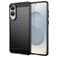 Mobigear Brushed Slim Samsung Galaxy S25 Edge Hoesje Flexibel TPU Backcover - Zwart