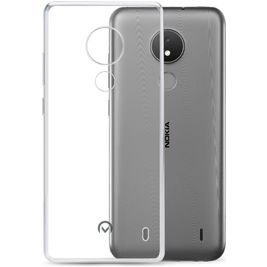 Mobilize Gelly Doorzichtig Nokia C21 Hoesje Flexibel TPU Backcover - Transparant