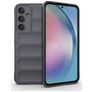 Mobigear Bumpy Samsung Galaxy A55 Hoesje Flexibel TPU Backcover - Grijs