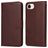 Mobigear Wallet iPhone 16e Hoesje Bookcase Portemonnee - Bruin