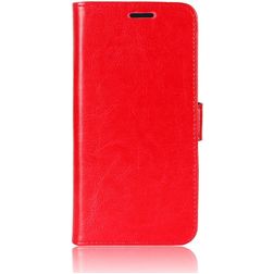 Mobigear Wallet Motorola One Fusion Plus Hoesje Bookcase Portemonnee - Rood
