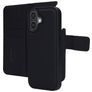 Mobiparts iPhone 17 Hoesje Echt Leer Uitneembare 2in1 Bookcase Portemonnee - Zwart