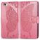 Mobigear Butterfly iPhone SE (2022) Hoesje Bookcase Portemonnee - Roze