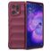 Mobigear Bumpy OPPO Find X5 Hoesje Flexibel TPU Backcover - Bordeaux Rood