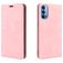 Mobigear Retro Slim OPPO Reno 4 Hoesje Bookcase Portemonnee - Roze