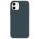 Valenta Snap Luxe iPhone 12 Mini Hoesje Echt Leer Backcover - Blauw