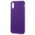 Mobigear Colors iPhone XS Max Hoesje Flexibel TPU Backcover - Paars