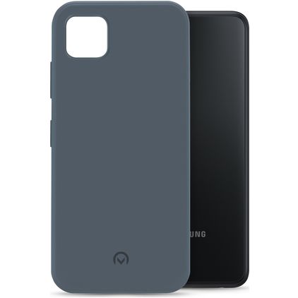Mobilize Rubber Gelly Samsung Galaxy A22 5G Hoesje Flexibel TPU Backcover - Matt Blue