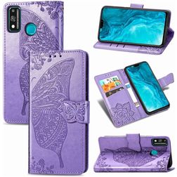 Mobigear Butterfly HONOR 9X Lite Hoesje Bookcase Portemonnee - Paars