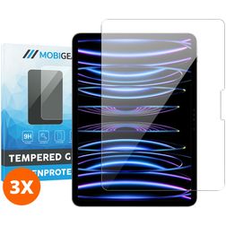 Mobigear iPad Air 13 Inch (2024) Glazen Screenprotector - Case Friendly (3-Pack)