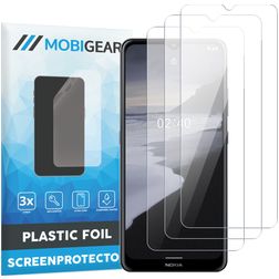 Mobigear Nokia 2.4 Screenprotector Folie - Case Friendly (3-Pack)