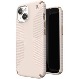 Speck Presidio2 Grip iPhone 15 Hoesje Hardcase Backcover Shockproof - Bleached Bone