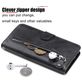 Mobigear Zipper iPhone Air Hoesje Bookcase Portemonnee - Zwart