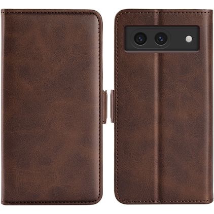 Mobigear Slim Magnet Google Pixel 8a Hoesje Bookcase Portemonnee - Bruin