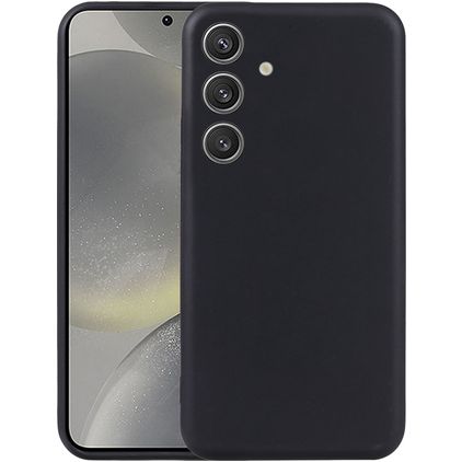 Mobigear Basics Samsung Galaxy S24 FE Hoesje Flexibel TPU Backcover - Zwart