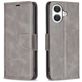 Mobigear Excellent iPhone 17 Hoesje Bookcase Portemonnee - Grijs