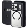 Mobiparts Shield Line iPhone 17 Pro MagSafe Hoesje Bookcase - Zwart