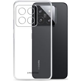 Mobilize Gelly Doorzichtig Xiaomi 14 Hoesje Flexibel TPU Backcover - Transparant