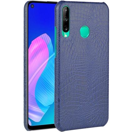 Mobigear Croco Huawei P40 Lite E Hoesje Hardcase Backcover - Blauw
